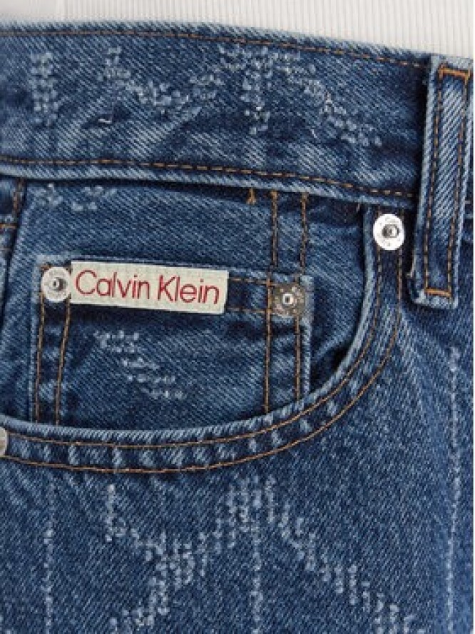 Calvin Klein Jeans Jeansy Low Rise Baggy LV047D709G Niebieski Loose Fit