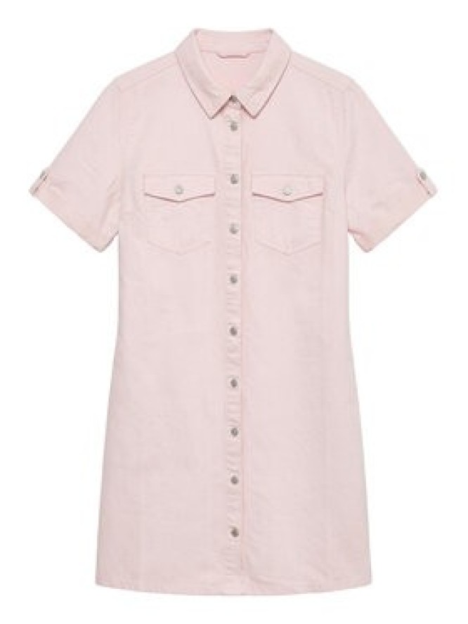 Vero Moda Sukienka jeansowa Jennie 10309665 Różowy Regular Fit