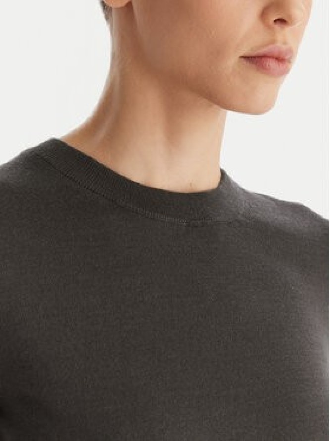 Calvin Klein Sweter LV044D370G Szary Regular Fit