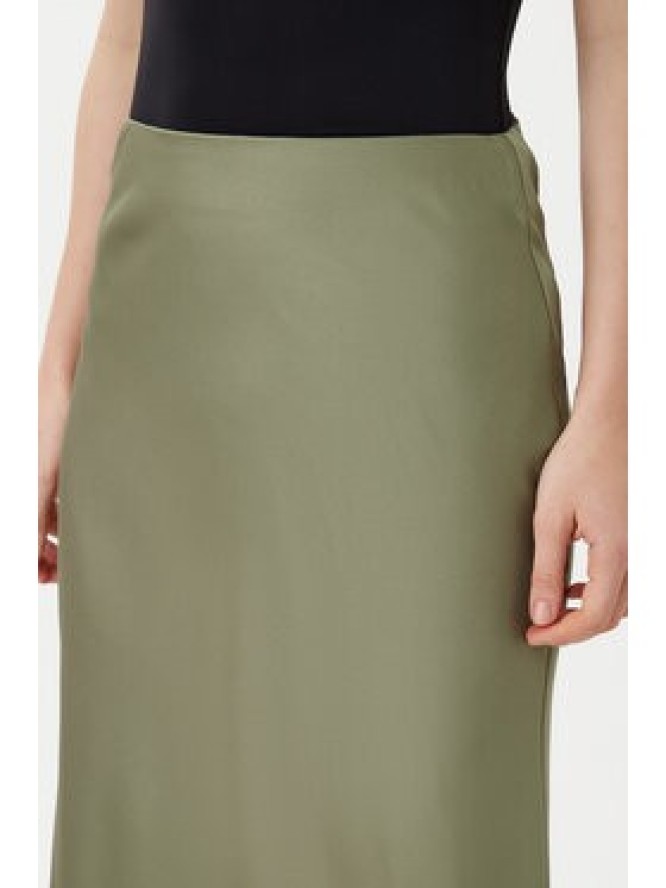 Vila Spódnica midi Elliette 14084182 Zielony Regular Fit
