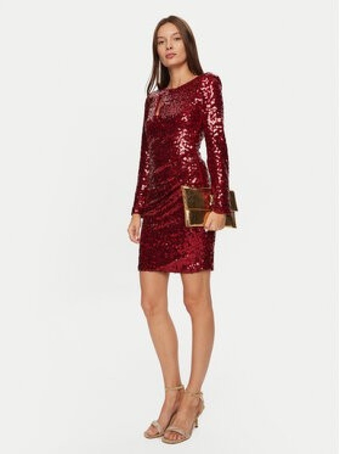 Rinascimento Sukienka koktajlowa CFC0019792002 Czerwony Slim Fit