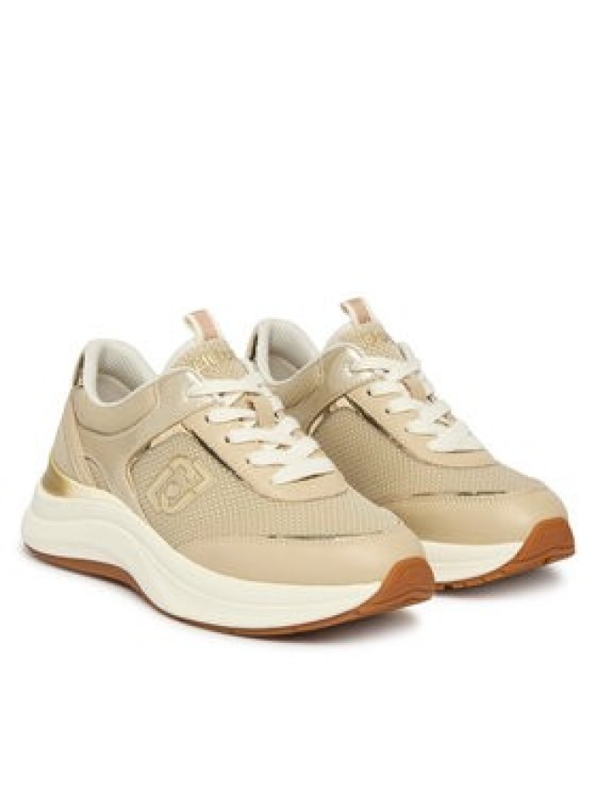 Liu Jo Sneakersy Stardust 01 BF6029 TX555 Beżowy
