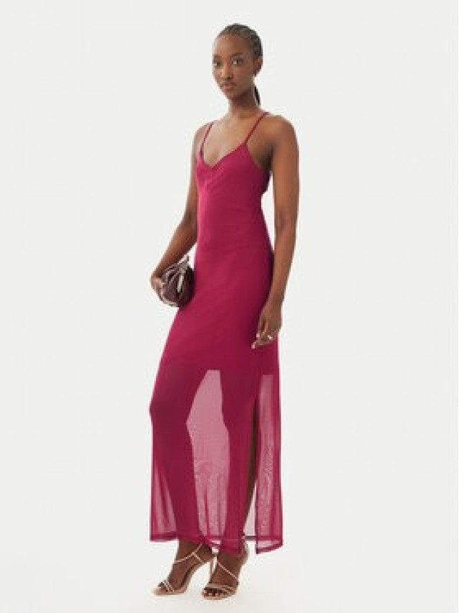 ONLY Sukienka letnia Magda 15372730 Czerwony ciemny Bodycon Fit