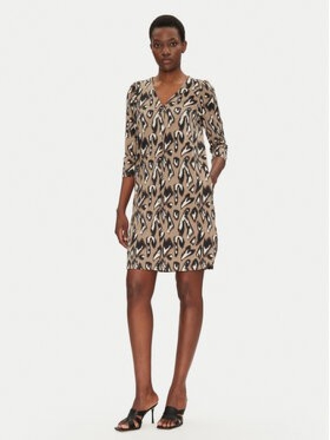 Fransa Sukienka codzienna 20612138 Beżowy Regular Fit