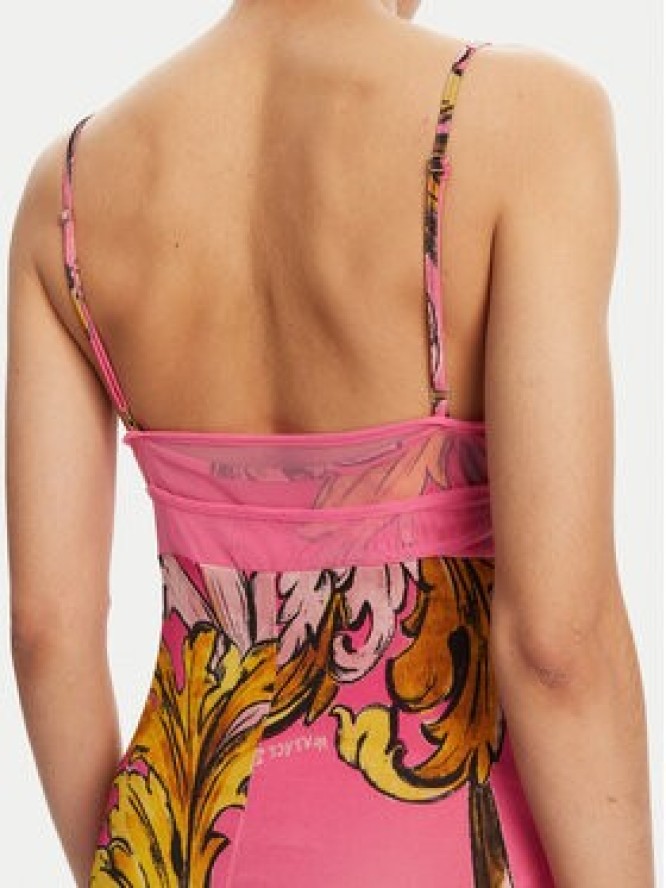 Versace Jeans Couture Sukienka letnia 78HAO900 Różowy Regular Fit