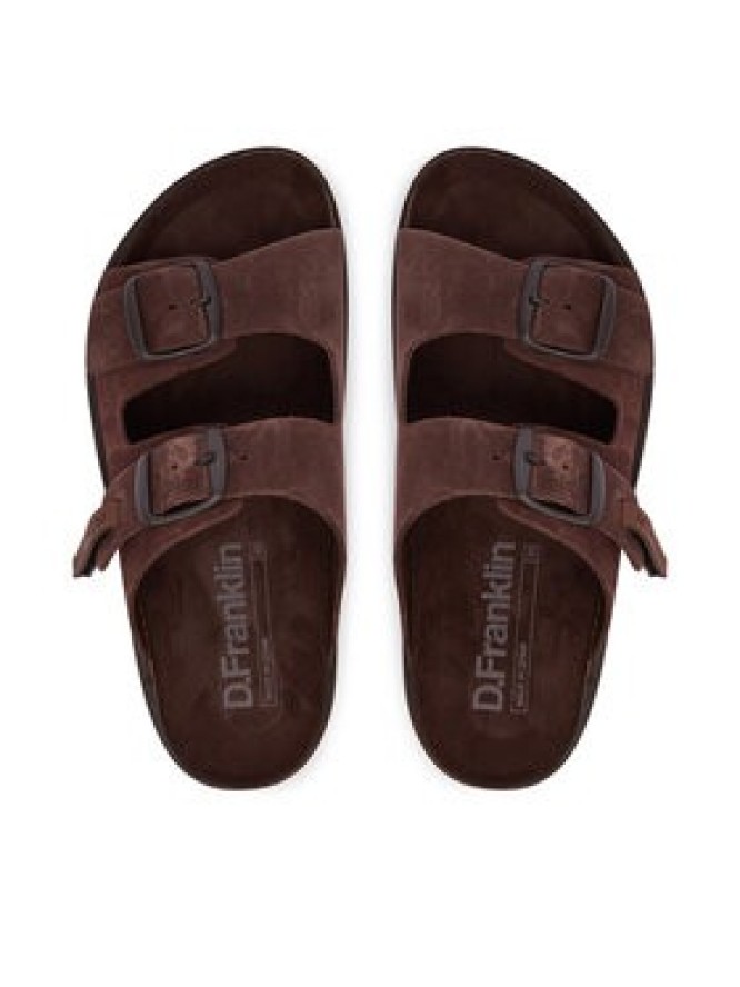 D.Franklin Klapki DFSH407001 Brązowy
