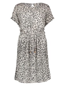 Eight2Nine Sukienka w kolorze kremowo-czarnym rozmiar: S