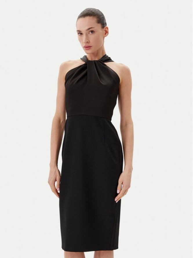 BOSS Sukienka koktajlowa Datinar 50538291 Czarny Slim Fit