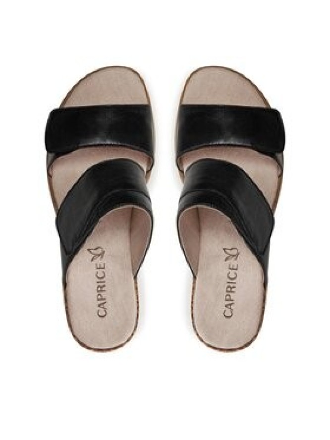 Caprice Klapki 9-27250-42 Czarny