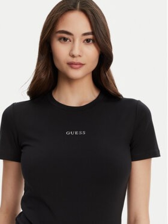 Guess T-Shirt V5RI10 KCD02 Czarny Regular Fit