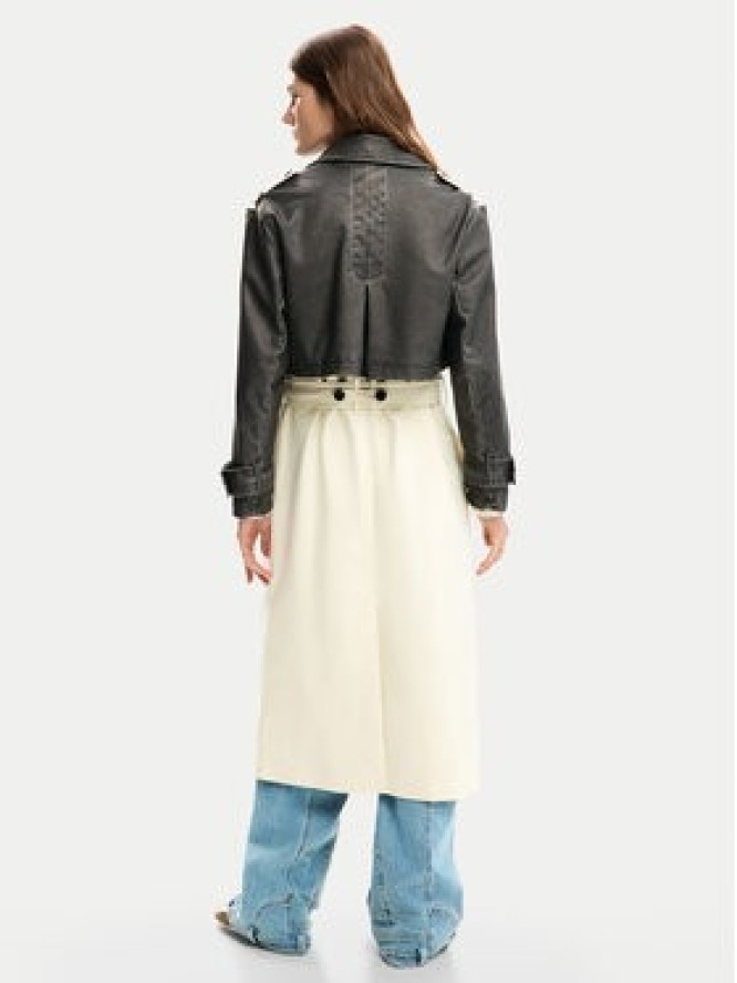 Desigual Trencz Duolo 26SWEW34 Écru Regular Fit