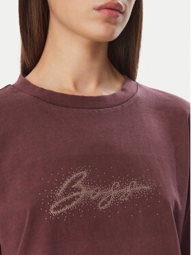 BOSS T-Shirt C_Eregular_8 50571460 Bordowy Regular Fit
