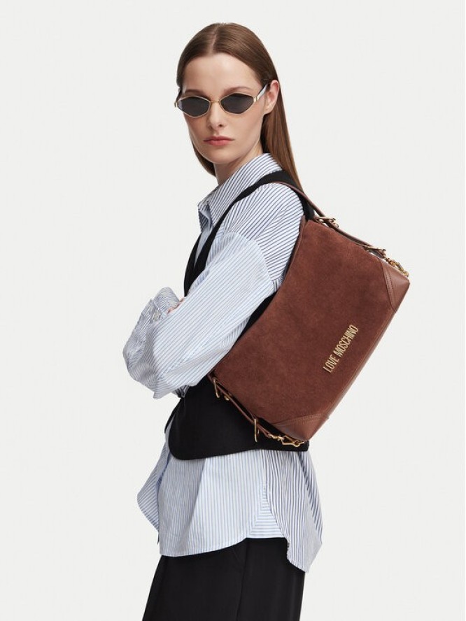 LOVE MOSCHINO Torebka JC4091PP1PLD120A Brązowy