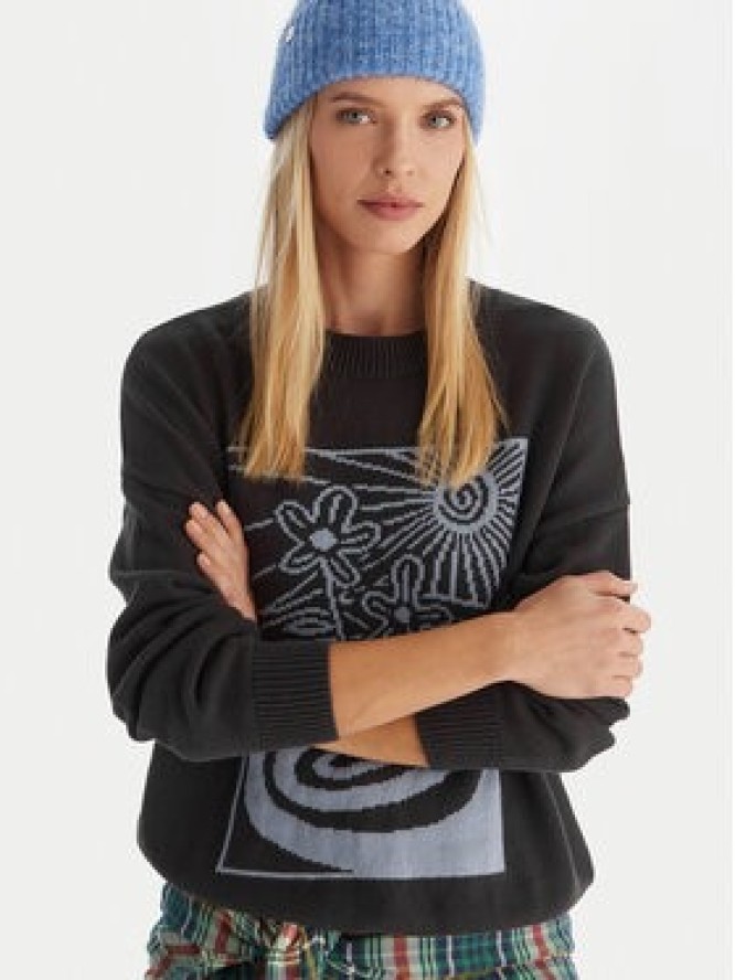 Quiksilver Sweter Barnwell EQWSW03026 Szary Regular Fit