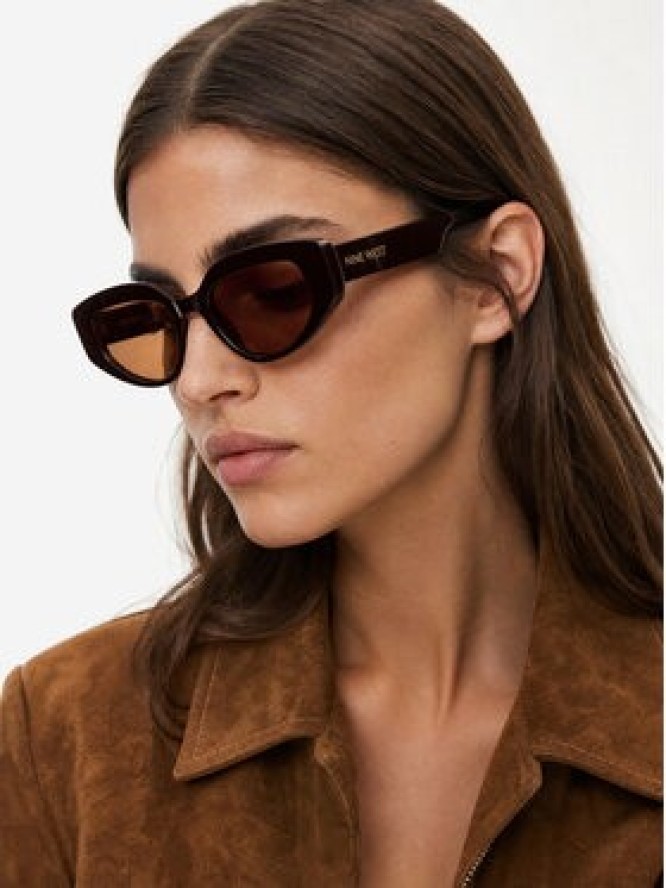 Nine West Okulary przeciwsłoneczne CEO-NW6628S Brązowy
