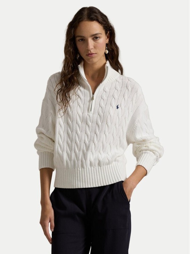 Polo Ralph Lauren Sweter 211963467 Biały Relaxed Fit