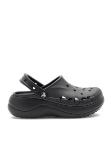 Crocs Klapki BAYA PLATFORM CLOG 208186-001 Czarny