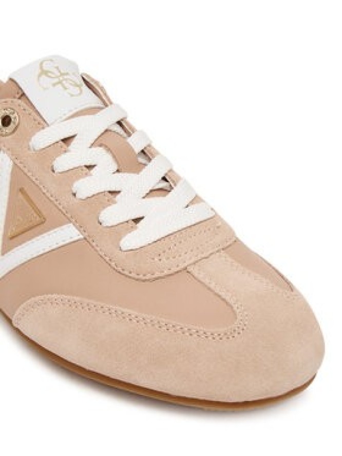 Guess Sneakersy FLTREL LEA12 Beżowy