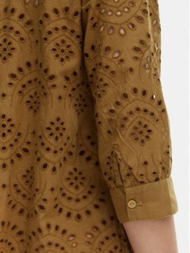 Iconique Sukienka letnia Ella IC26-082 Khaki Relaxed Fit