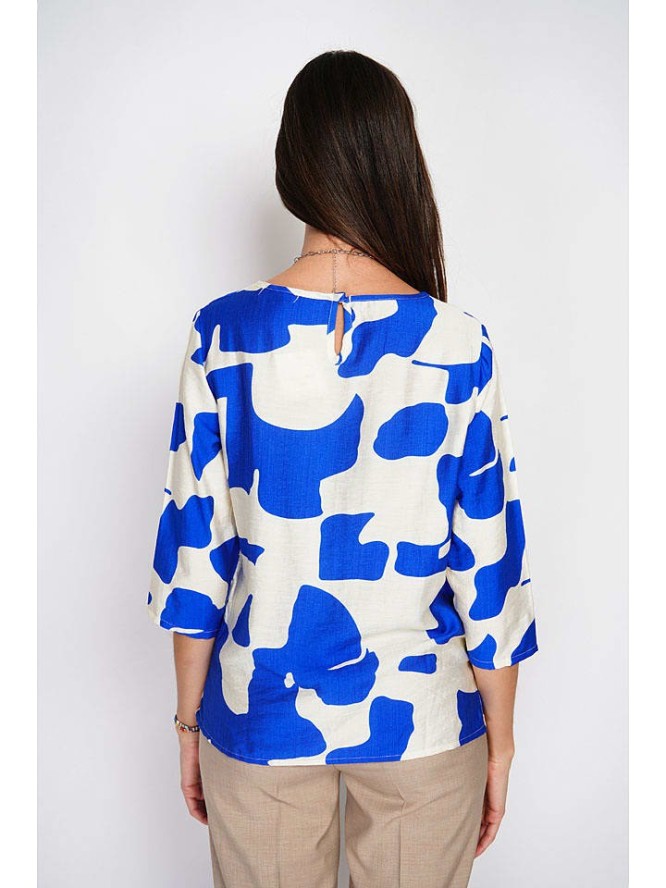 William de Faye Bluzka w kolorze niebiesko-białym rozmiar: 38