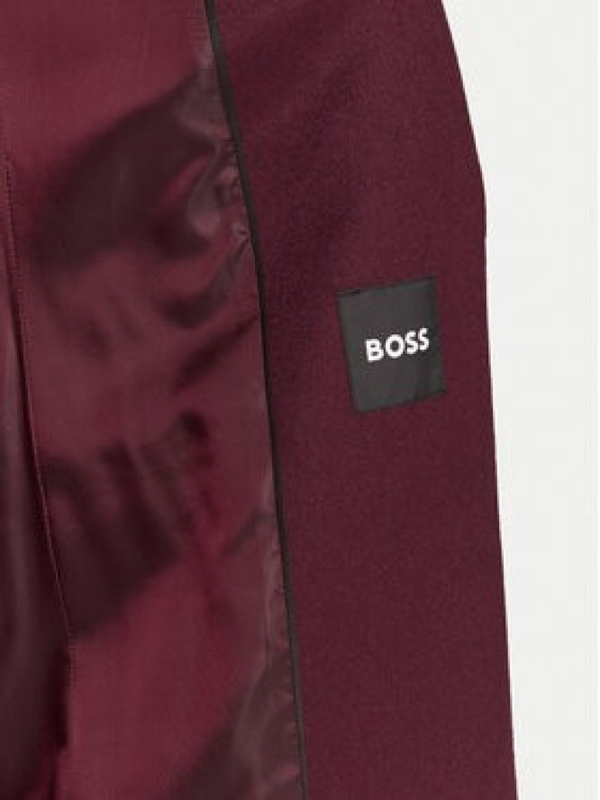 BOSS Płaszcz wełniany Classin 50548371 Fioletowy Regular Fit