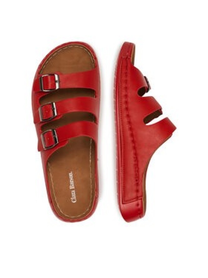 Clara Barson Klapki WFA3730-1 Czerwony