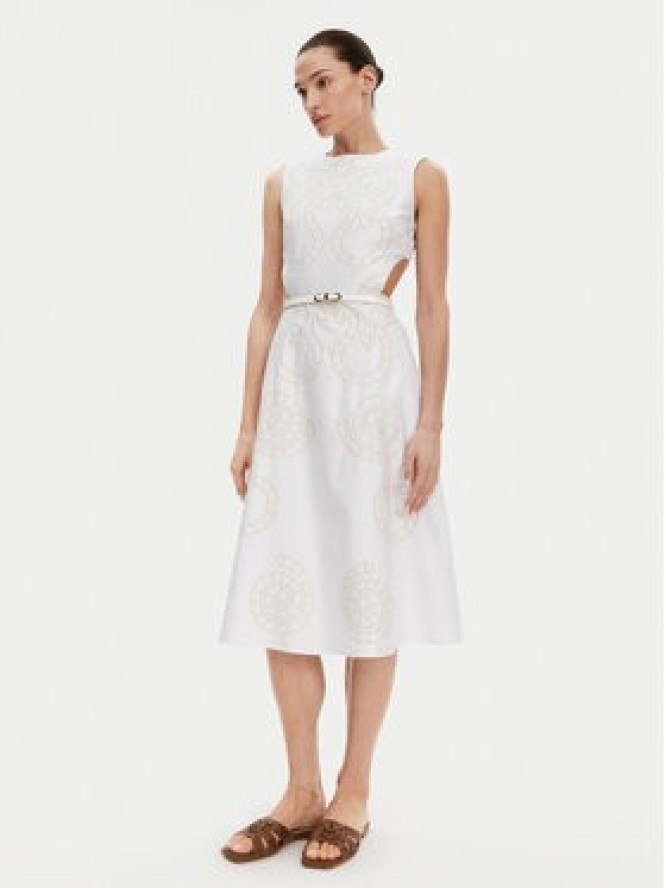 Silvian Heach Sukienka codzienna GPP25342VE Biały Regular Fit