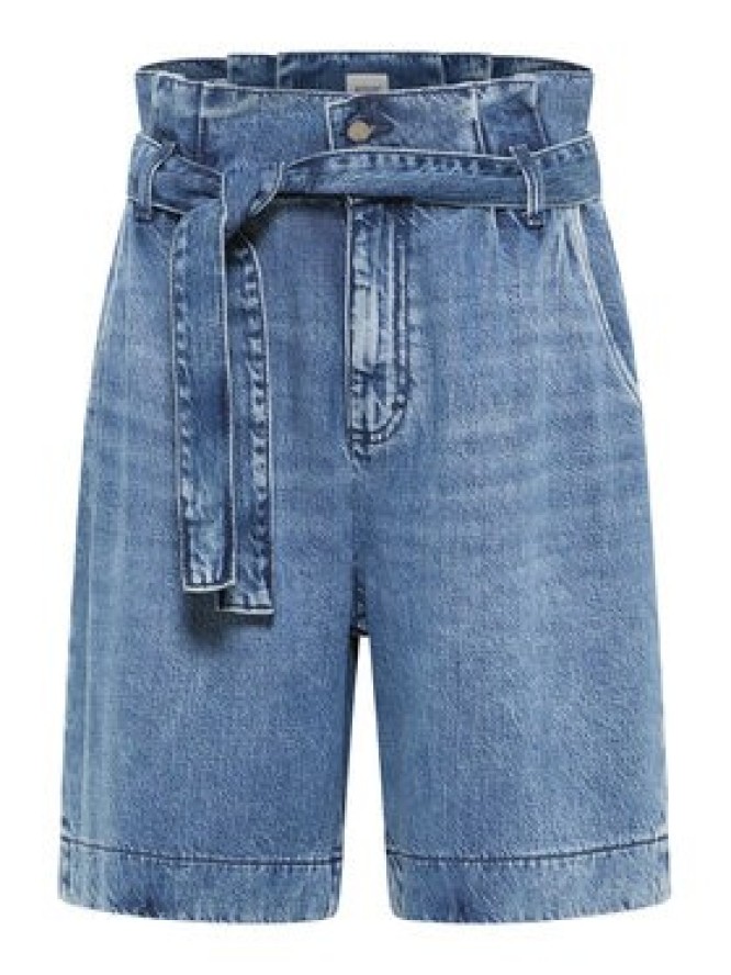 Mustang Szorty jeansowe Jericho 1016559 Niebieski Loose Fit