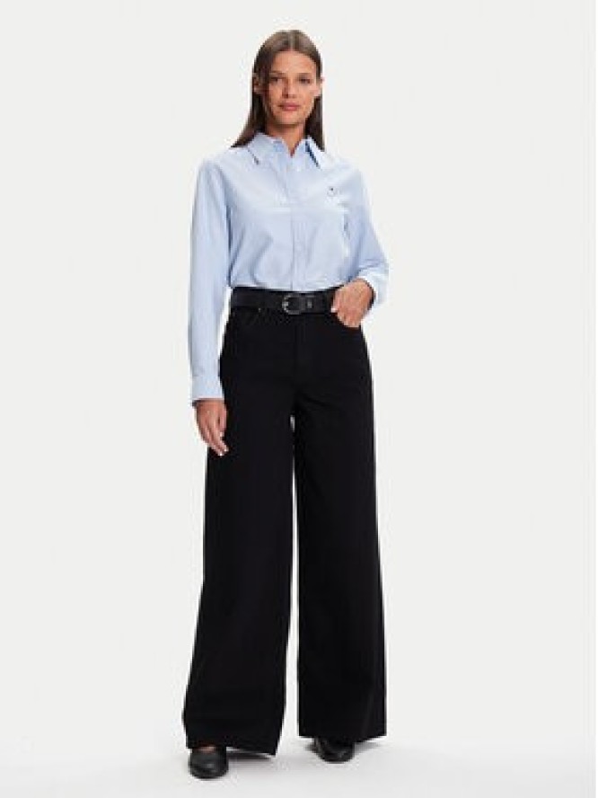 Tommy Hilfiger Jeansy 70's WW0WW48254 Czarny Wide Leg