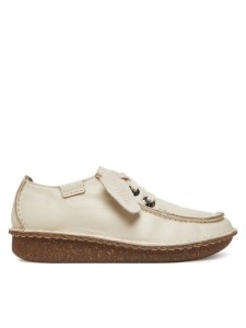 Clarks Półbuty Funny Dream 26181433 Écru