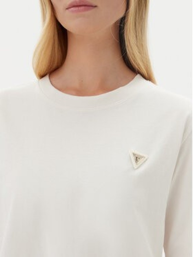 Guess T-Shirt V4BI21 I3Z14 Écru Relaxed Fit