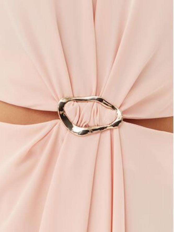 Haveone Sukienka wieczorowa AFS-N029 Beżowy Regular Fit