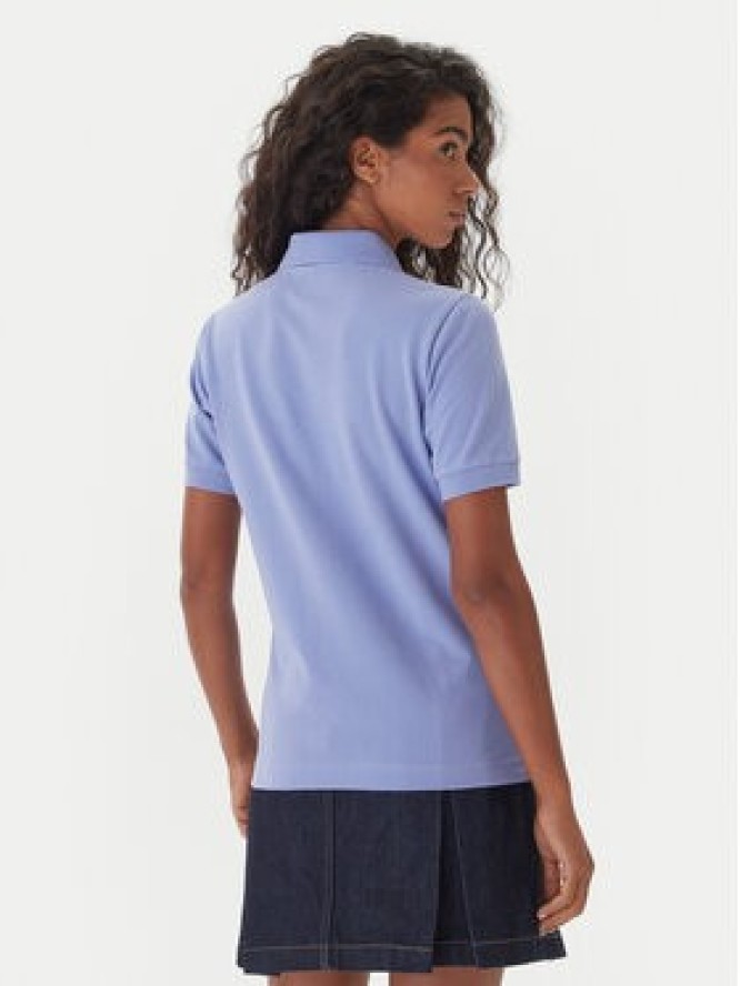 Kappa Polo Logo Sharas Wss 302B3C0 Fioletowy Regular Fit