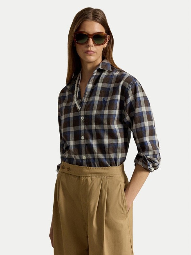 Polo Ralph Lauren Koszula 211B36267001 Brązowy Relaxed Fit