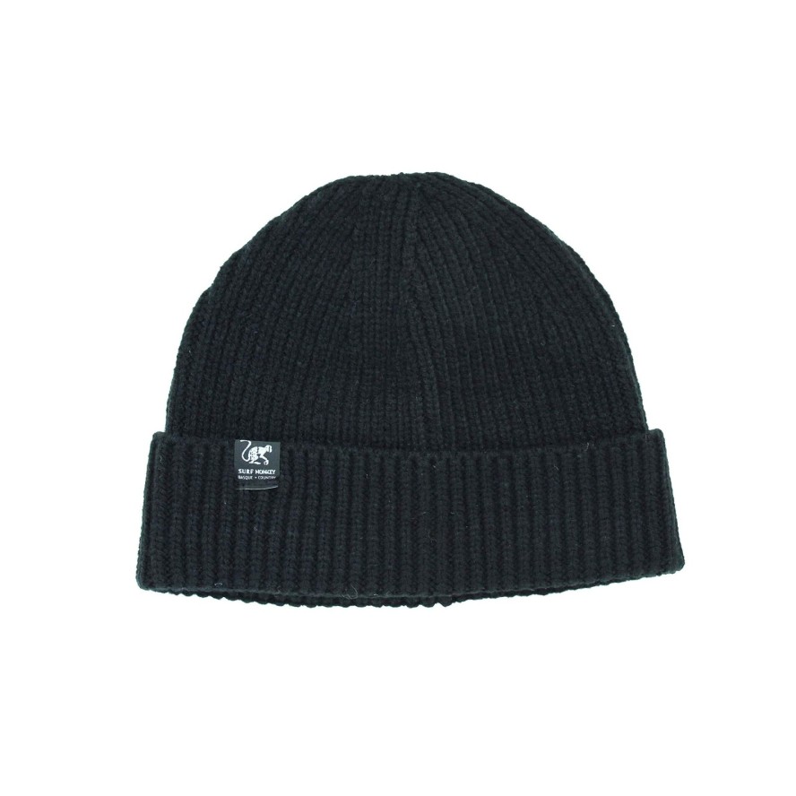 Czapka dzianinowa Beanie - rozmiar uniwersalny - (czarna)