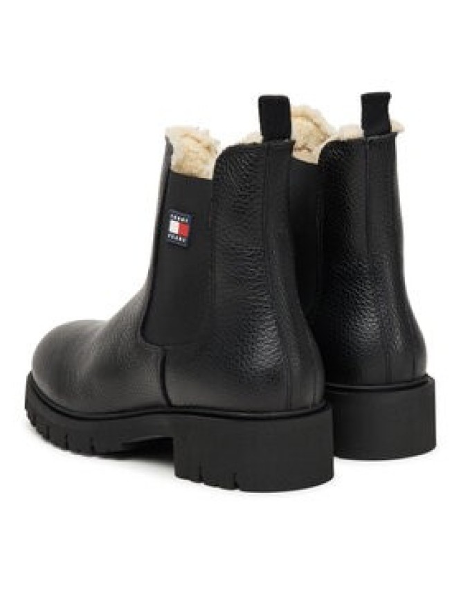 Tommy Jeans Sztyblety Tjw Chelsea Boot Wl EN0EN02826 Czarny