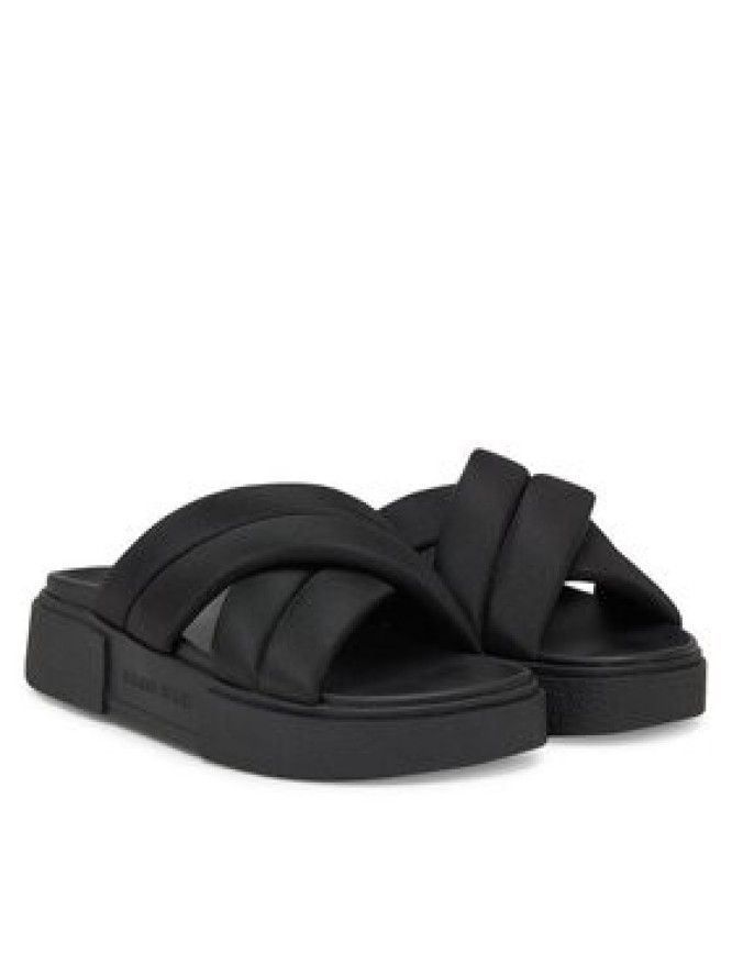 Tommy Jeans Klapki Tjw Flatform Sandal EN0EN02775 Czarny