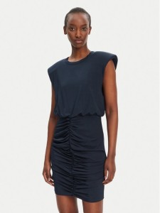 ROTATE Sukienka koktajlowa 1137042318 Granatowy Slim Fit