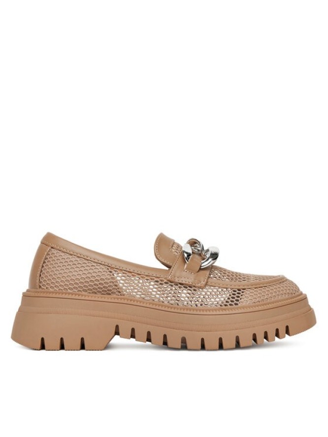 DeeZee Loafersy 60062D-2 Brązowy