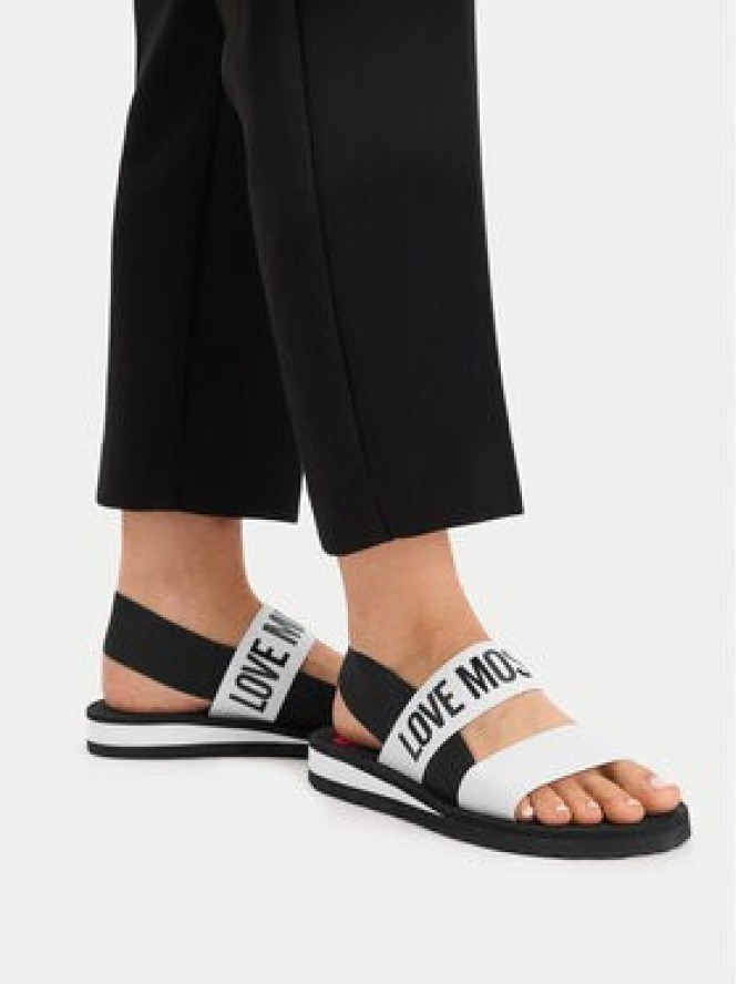LOVE MOSCHINO Sandały JA16033G0MJN410A Biały