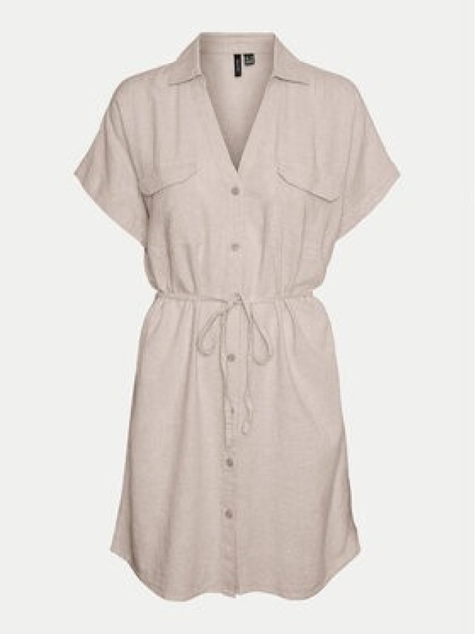 Vero Moda Sukienka letnia Linn 10323027 Szary Relaxed Fit