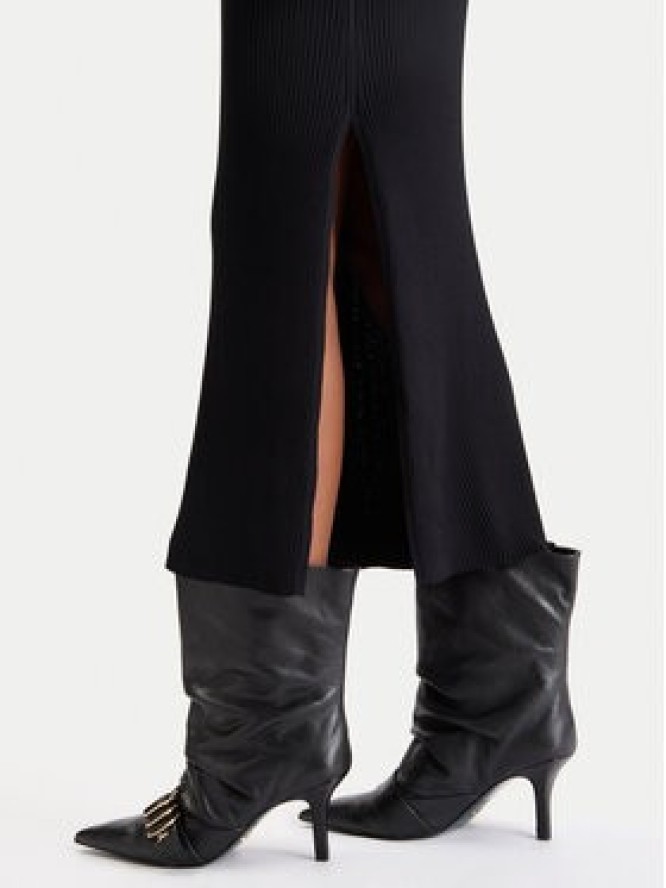 HUGO Sukienka dzianinowa Sharry 50542620 Czarny Slim Fit