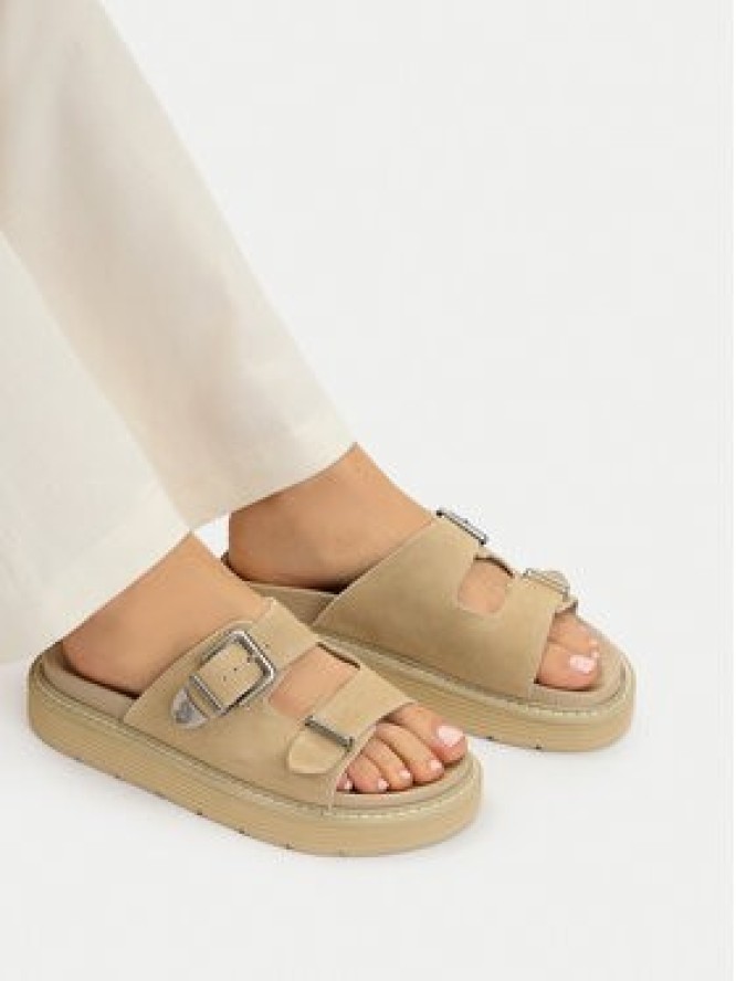 U.S. Polo Assn. Klapki EO-TANIA001W/6S1 Beżowy