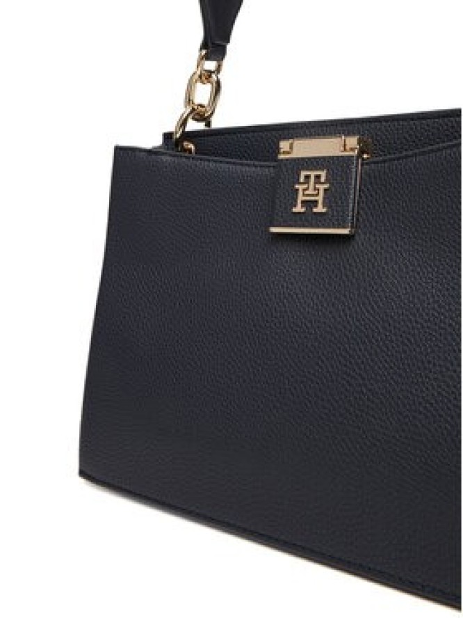 Tommy Hilfiger Torebka Th Her Med Satchel Corp AW0AW17830 Granatowy