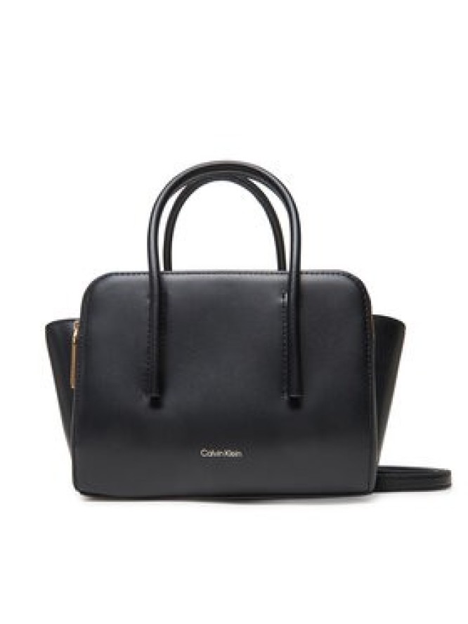 Calvin Klein Torebka Carryall Micro Leather Tote LV04F3057G Czarny