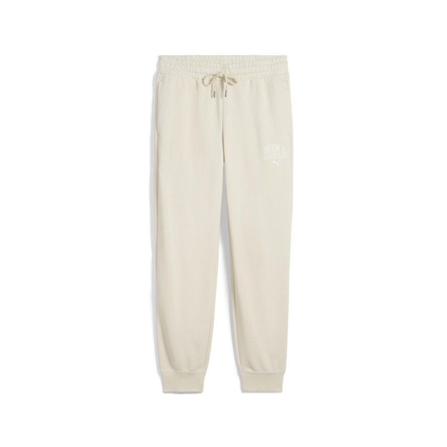 Damskie wygodne spodnie dresowe PUMA CLASS PUMA Alpine Snow White