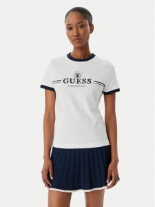 Guess T-Shirt V6GI08 K2975 Biały Regular Fit