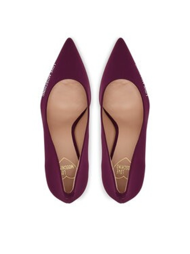 LOVE MOSCHINO Szpilki JA10299G1NIM055641 Bordowy