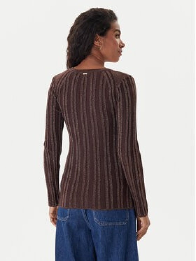 Fracomina Sweter FJ25WT7013K463Q7 Brązowy Slim Fit