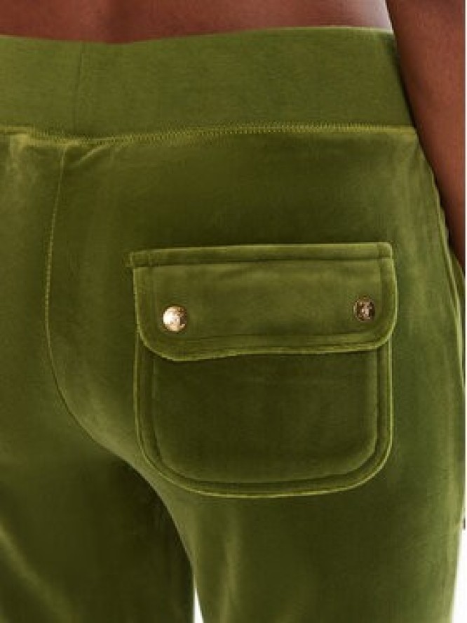 Juicy Couture Spodnie dresowe Layla JCSEBJ001G Zielony Regular Fit